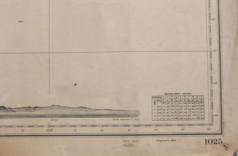 Kiamah to Norah Head Australia Hydrographic Chart 1957