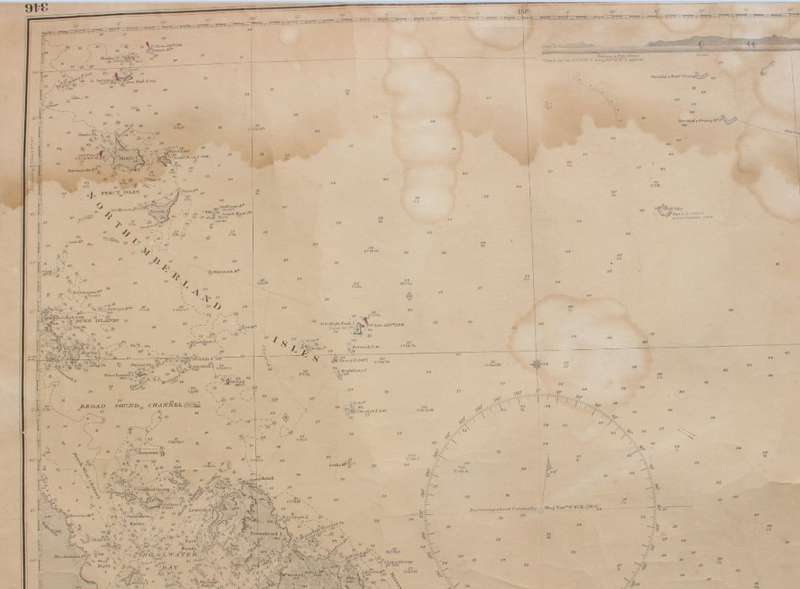 Keppel Isles to Percy Isles Australia Hydrographic Chart 1972.