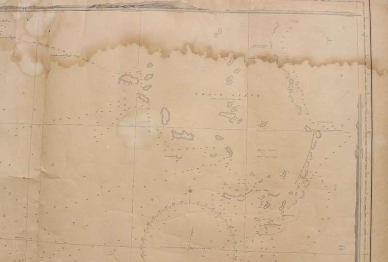 Keppel Isles to Percy Isles Australia Hydrographic Chart 1972.