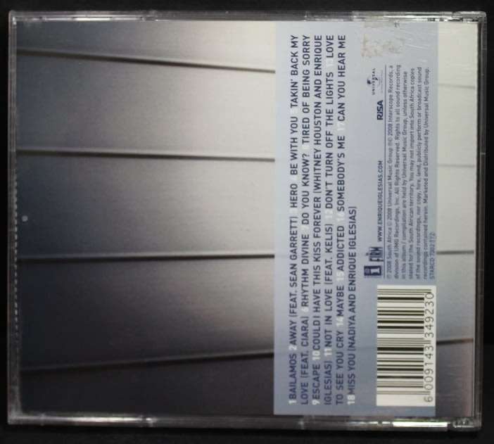 Enrique Iglesias Greatest Hits CD