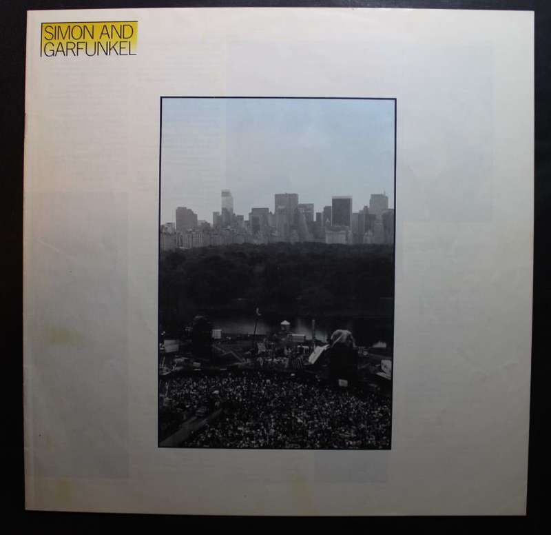 Simon and Garfunkel The Concert In Central Park VInyl LP