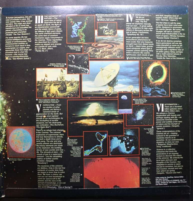The Music Of Cosmos by Vangelis Vinyl LP
