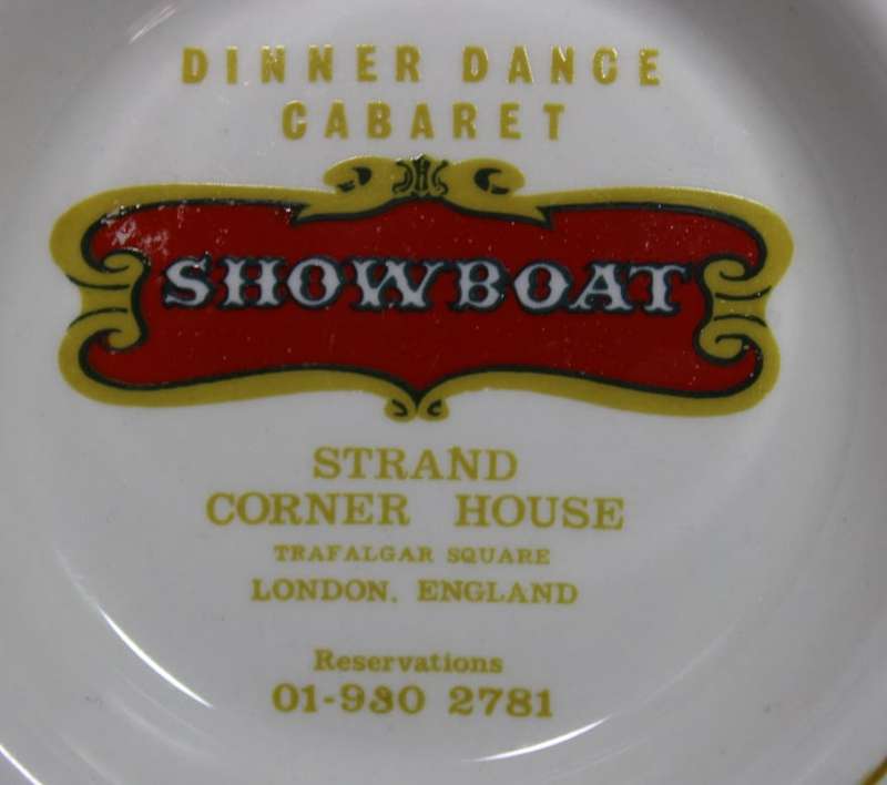Showboat Dinner Dance Cabaret Strand Corner House Small Plate