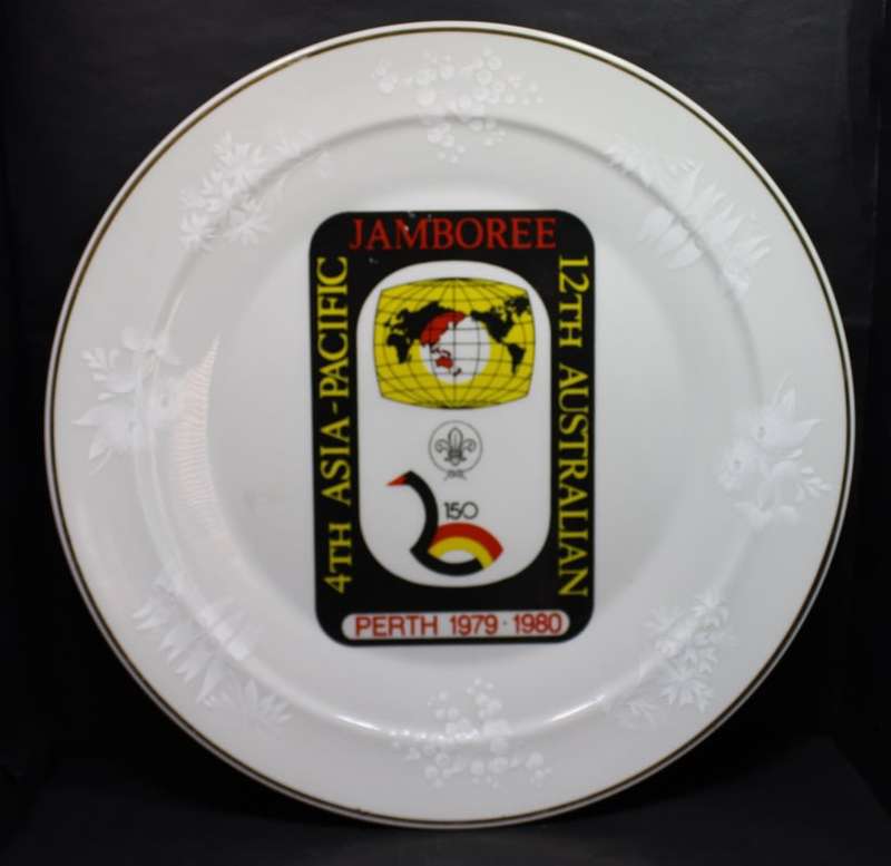 Scouts 4th Pacific Jamboree Decorative Wall Plate Perth 1980