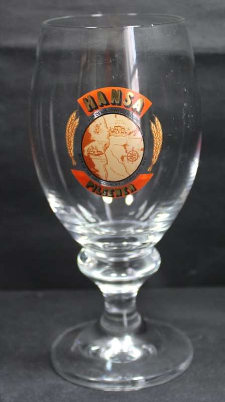 Hansa Pilsener Stemmed Beer Glass