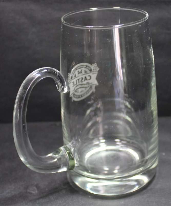 Castle Draught Glass Beer Mug
