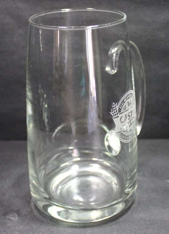 Castle Draught Glass Beer Mug