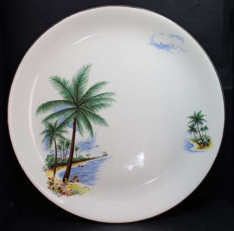 Swinnertons Tropical Scene Decorative Wall Plate