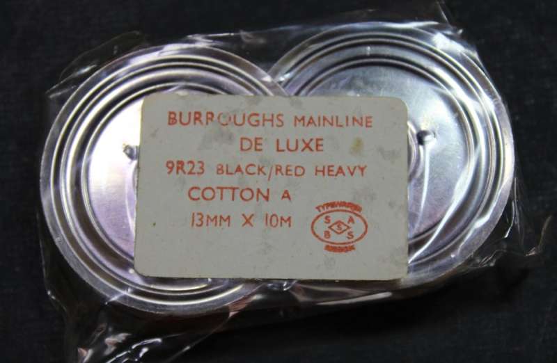 Burroughs Mainline Typewriter Ribbons Set Of 3.