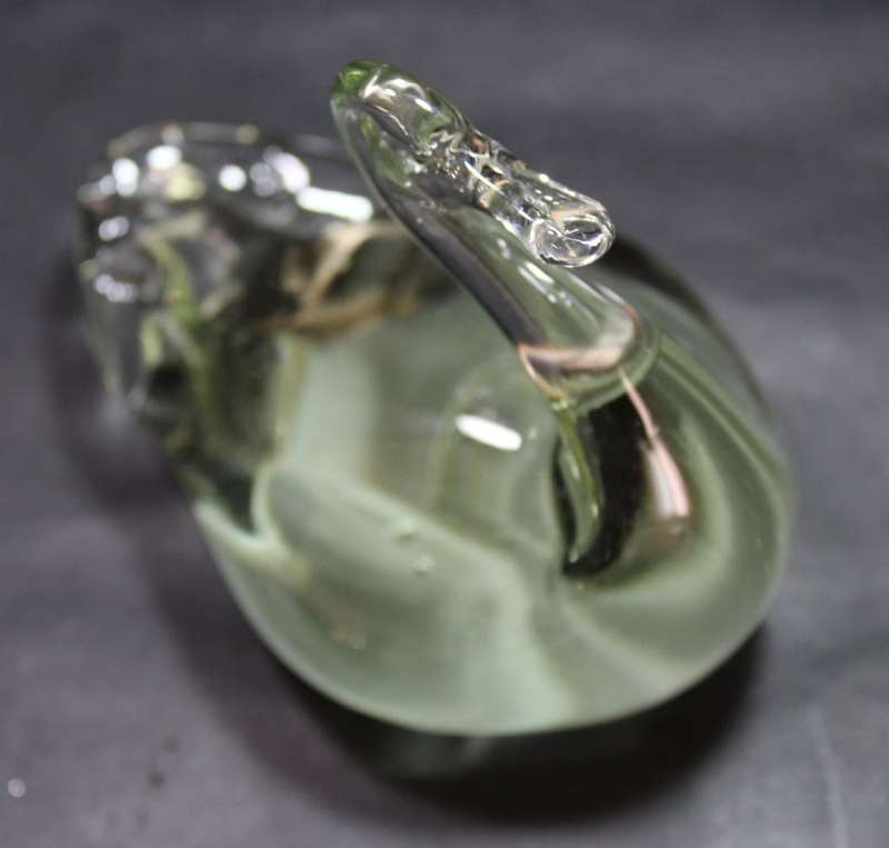 Ornamental Glass Mallard Figurine