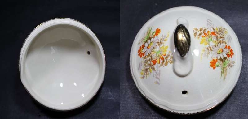 Vintage Alfred Meakin Tea Set with Teapot, Milk Jug and Sugar Bowl.