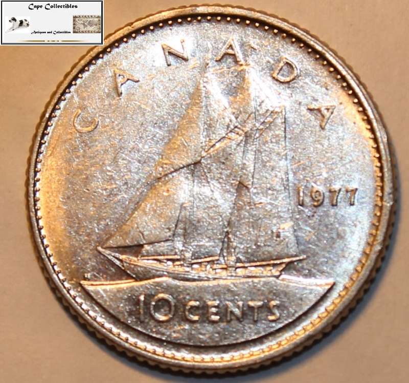 Canada 1977 10 Cent Coin Circulated