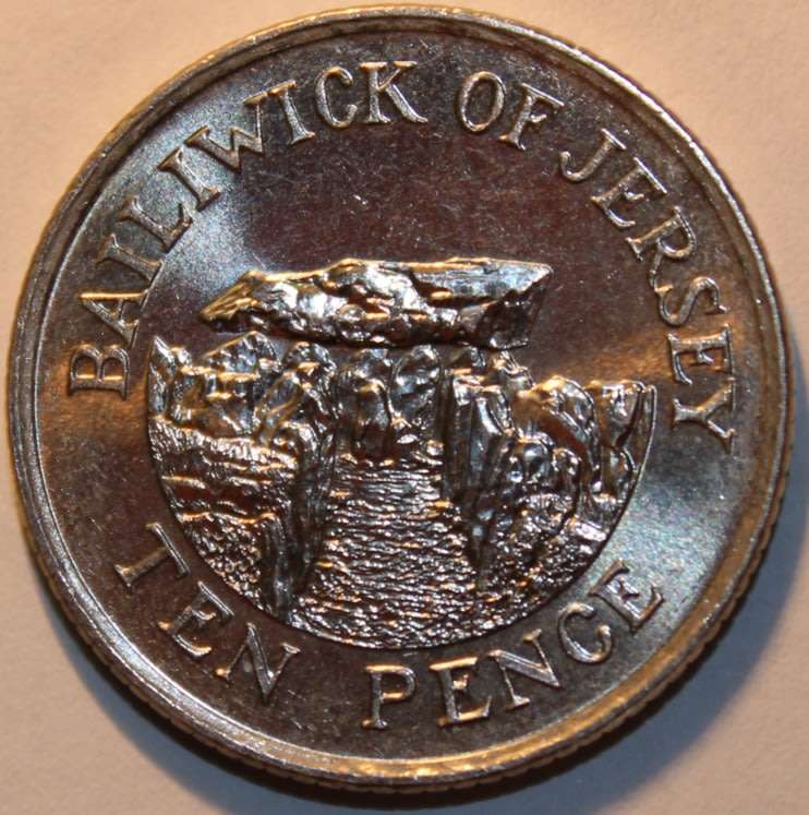 Bailiwick Of Jersey 1992 10 Pence Coin Circulated