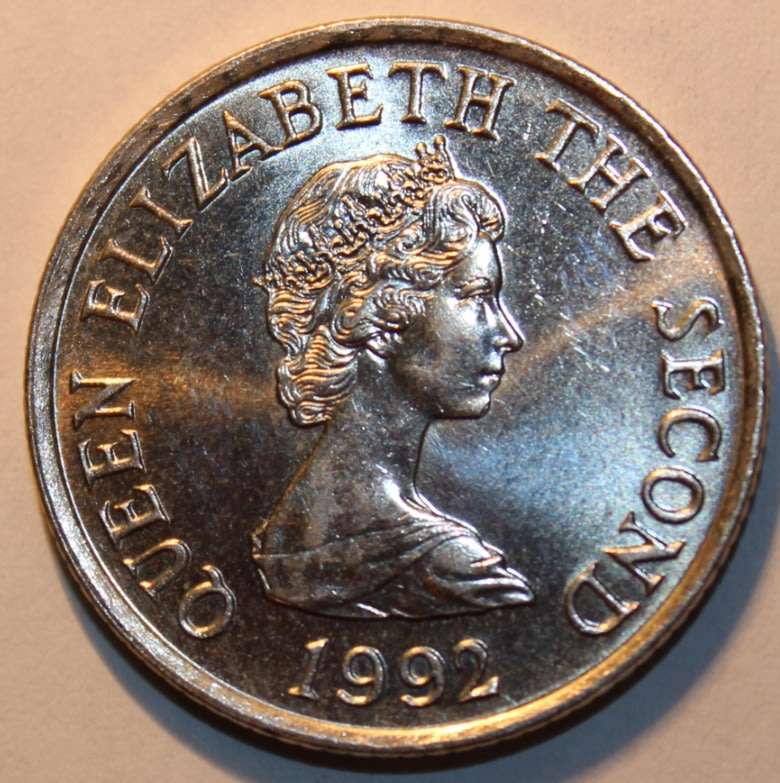 Bailiwick Of Jersey 1992 10 Pence Coin Circulated