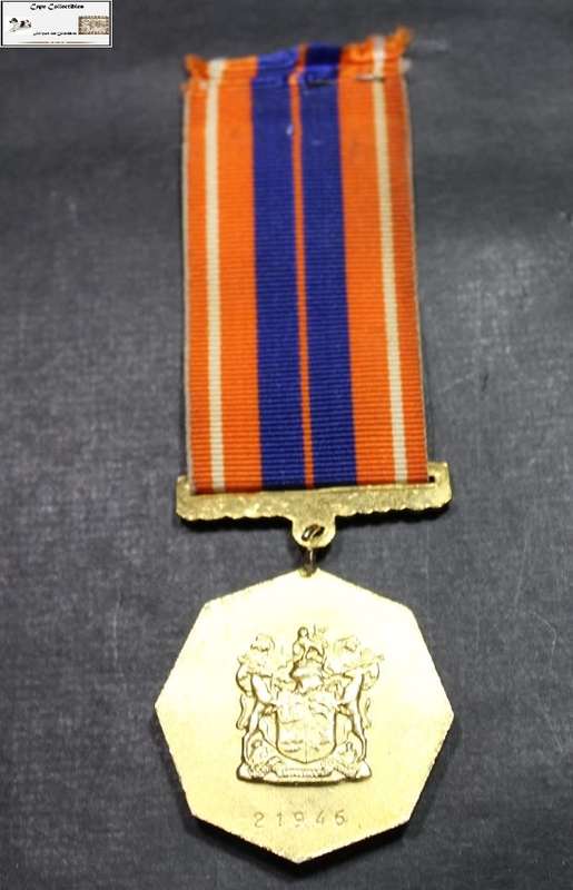 SADF Pro Patria Medal Number 21946.