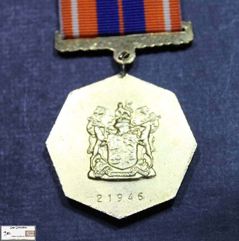 SADF Pro Patria Medal Number 21946.
