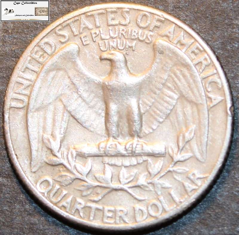 USA 1967 Quarter Dollar Coin EF40.