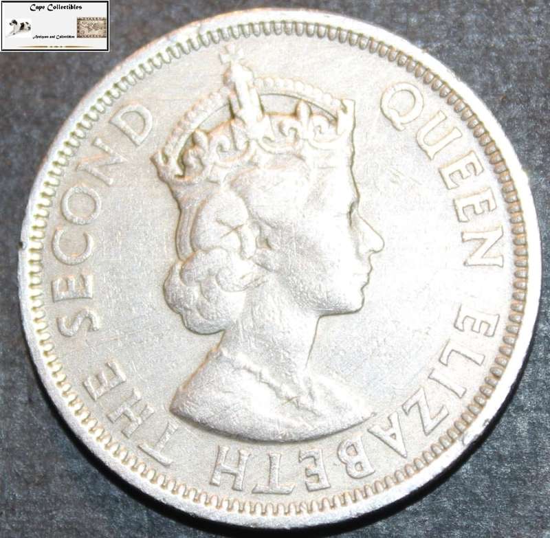 Mauritius 1956 1 Rupee Coin Circulated
