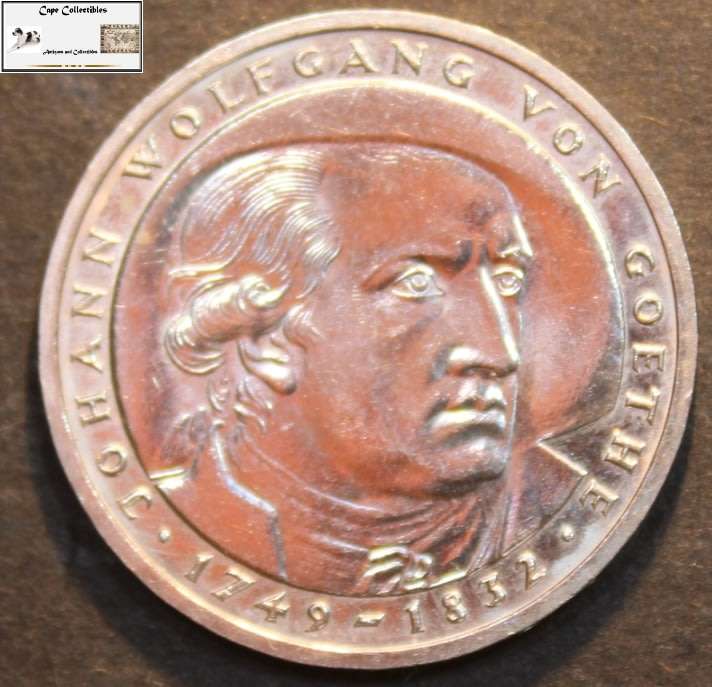 Germany 1982 5 Deutsche Mark Von Goethe Coin Circulated