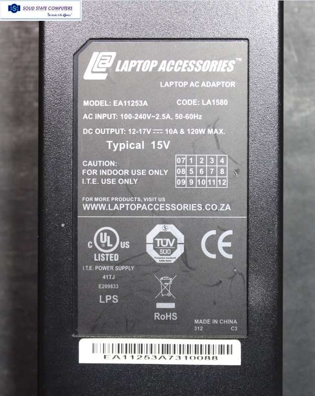 Laptop Accessories Toshiba Laptop Adapter 120Watt