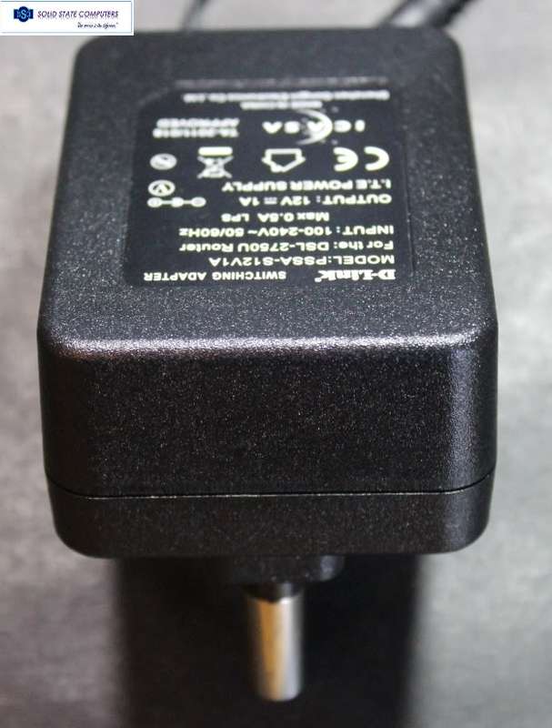 D Link DSL 2750U Router Power Adapter.