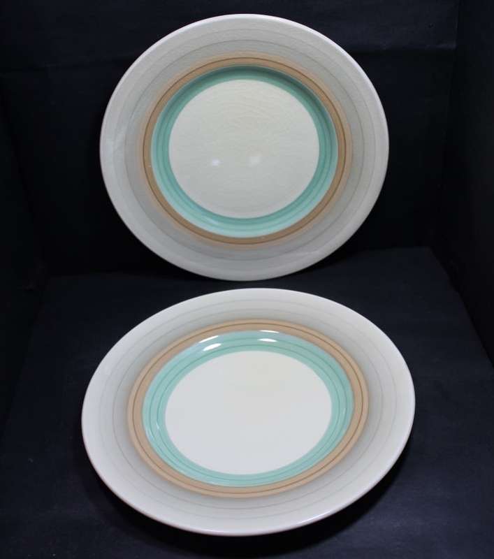 Susie Cooper 2 x Plates, Creamer and Teacup Wedding Ring Pattern