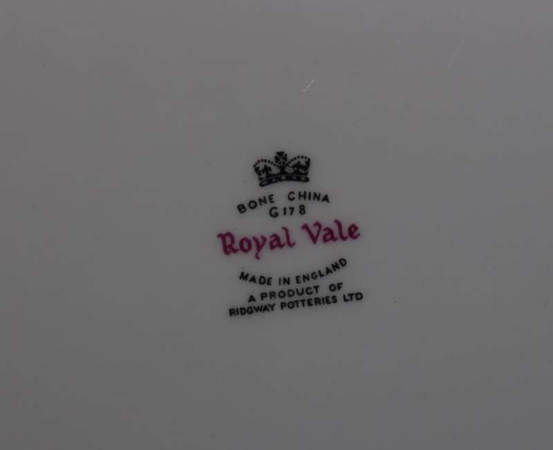 Royal Vale Bone China Teaplates (Two).