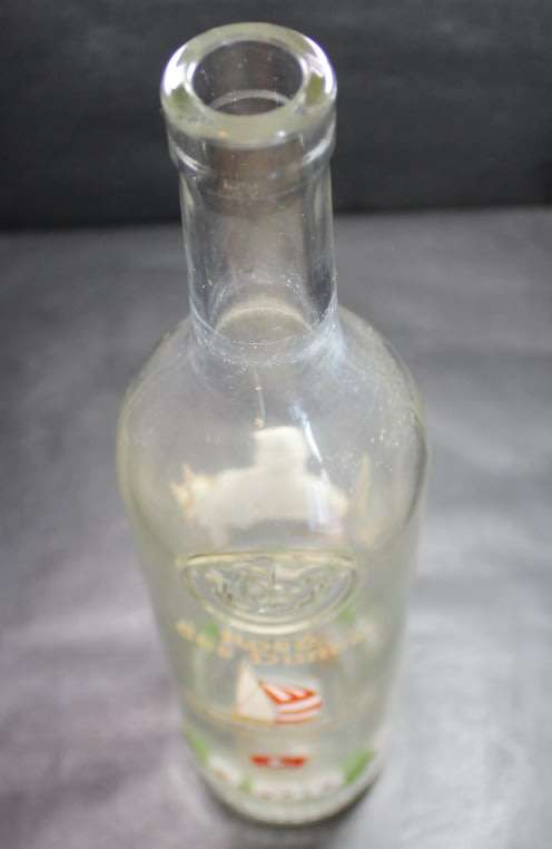 Rose Des Dunes Wine Bottle.