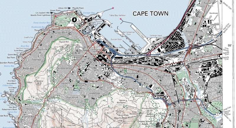 Full Set of SA 1: 50 000 Topographical Maps on 32GB USB Flash Drive Digital Format