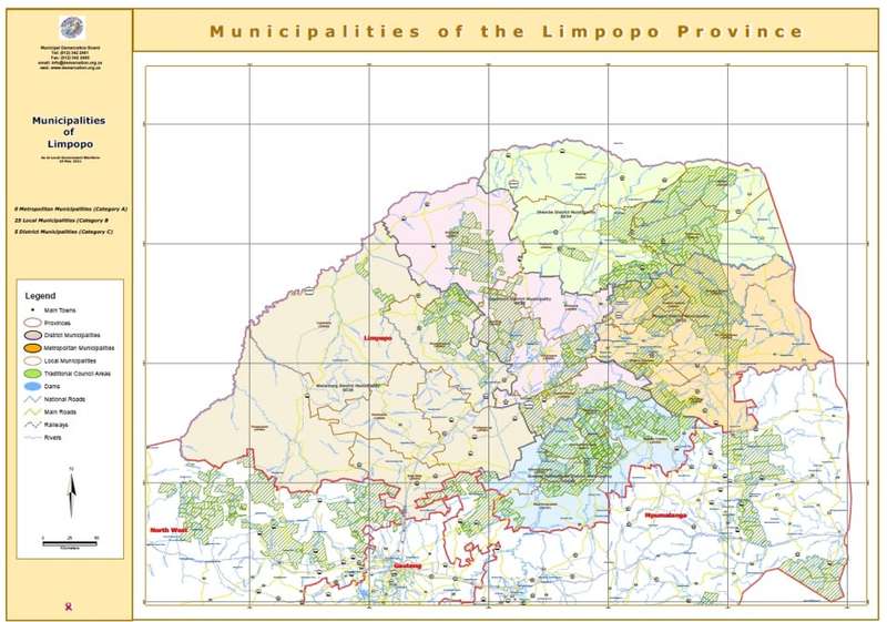 South Africa Municipal Boundaries Provincial Maps on 16GB USB Drive Digital Format