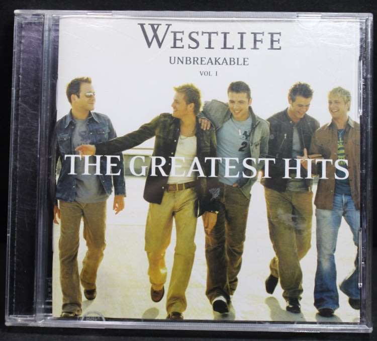 Westlife Unbreakable: The Greatest Hits Volume 1 CD.