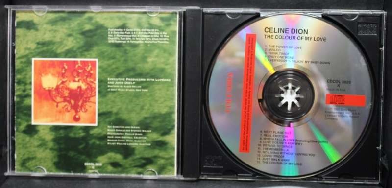 Celine Dion The Colour Of My Love CD