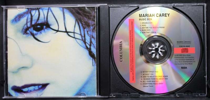 Mariah Carey Music Box CD.