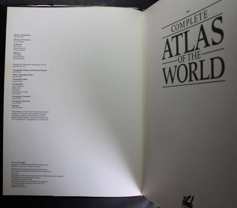 Mallard Press Complete Atlas of The World 1989
