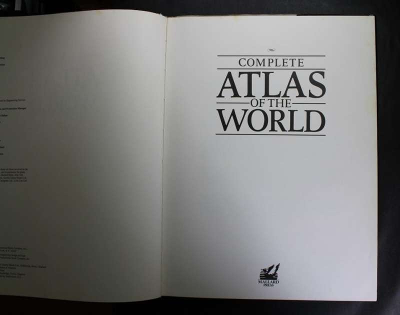 Mallard Press Complete Atlas of The World 1989