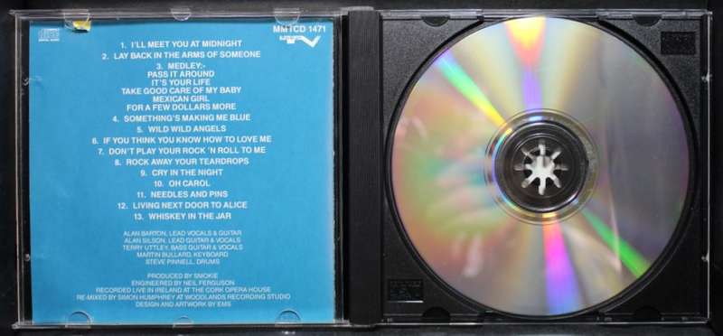 Smokie Greatest Hits Live CD.