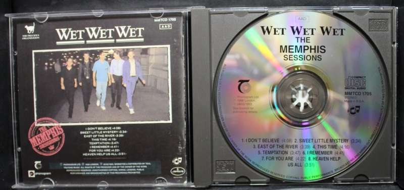 Wet Wet Wet The Memphis Sessions CD