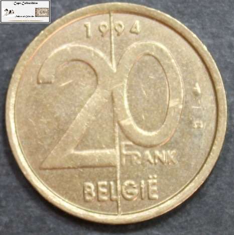 Belgium 20 Franc 1994 Coin Circulated