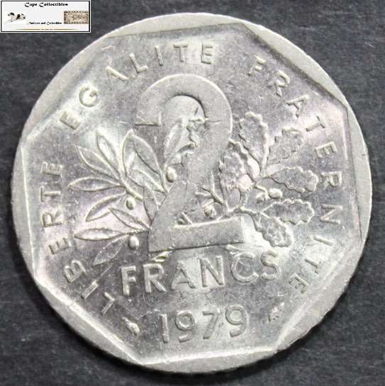 France 2 Francs 1979 Coin Circulated