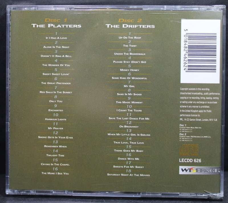 The Platters and The Drifters The Essential Collection Double CD