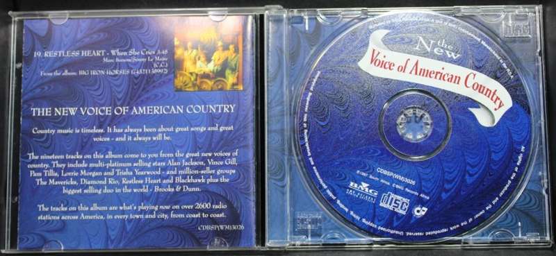 The New Voice Of American Country CD.
