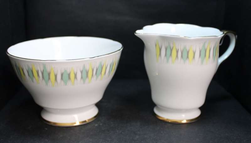 Royal Stafford Reflections Bone China Milk Jug and Sugar Basin