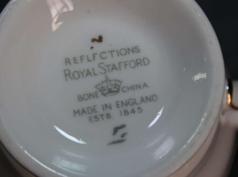 Royal Stafford Reflections Bone China Milk Jug and Sugar Basin