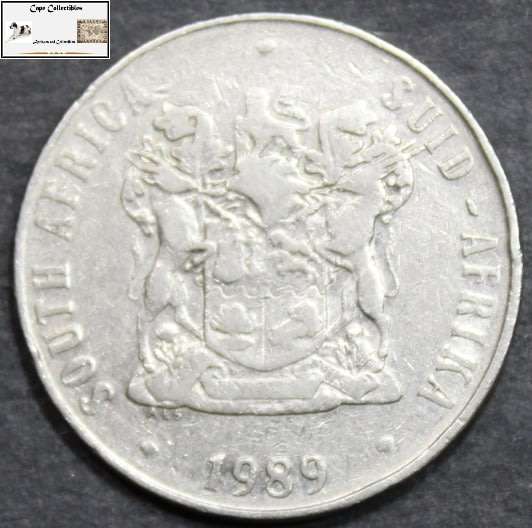 South Africa 50 Cent 1989 Coin VF20