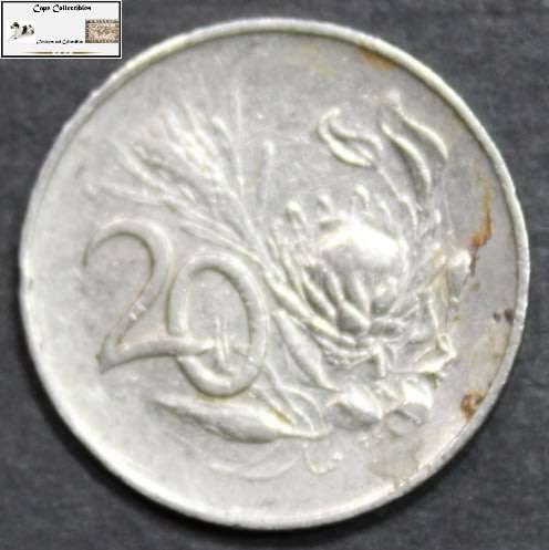 South Africa 20 Cent 1965 Coin F12