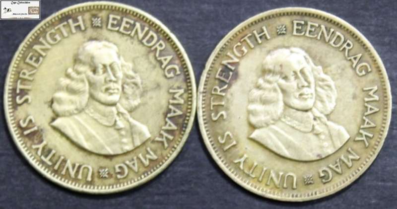 South Africa 1 Cent 1961/1964 Coin (Two) VF20
