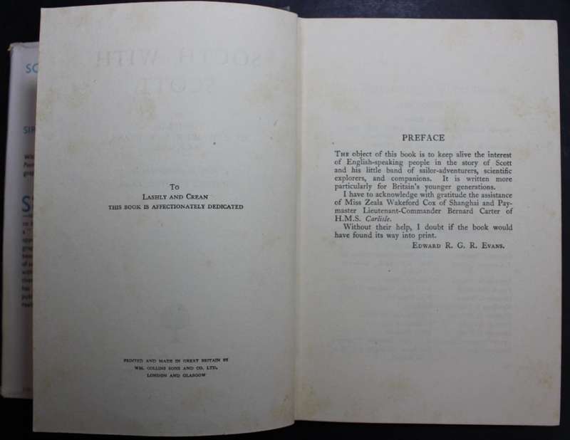 South With Scott by Admiral Edward R G R Evans