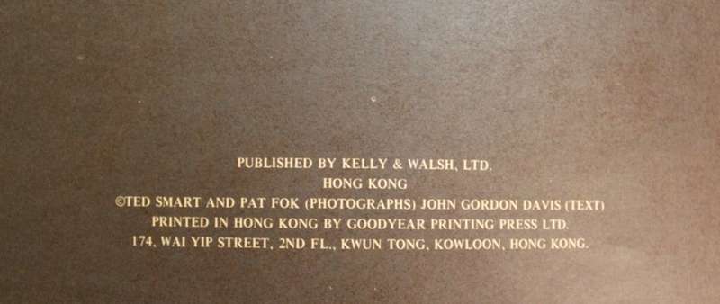 Hong Kong Through The Looking Glass Photographers Ted Smart & Pat Fox Hardcover Book