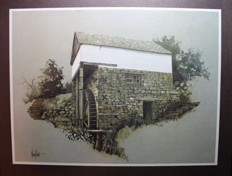 Set of 6 Ted Hoefsloot Watermill Prints