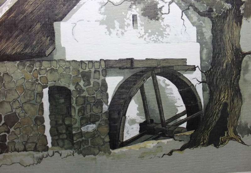 Set of 6 Ted Hoefsloot Watermill Prints